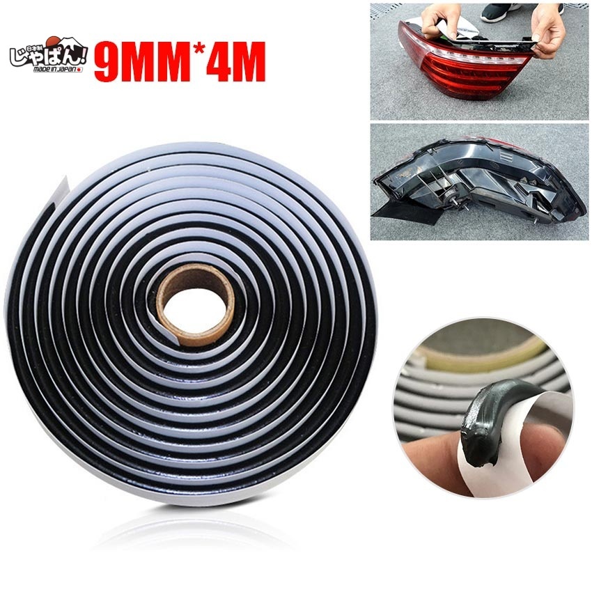4M*9Mm Car Headlight Sealant Rubber Glue Retrofit Windshield Reseal ...