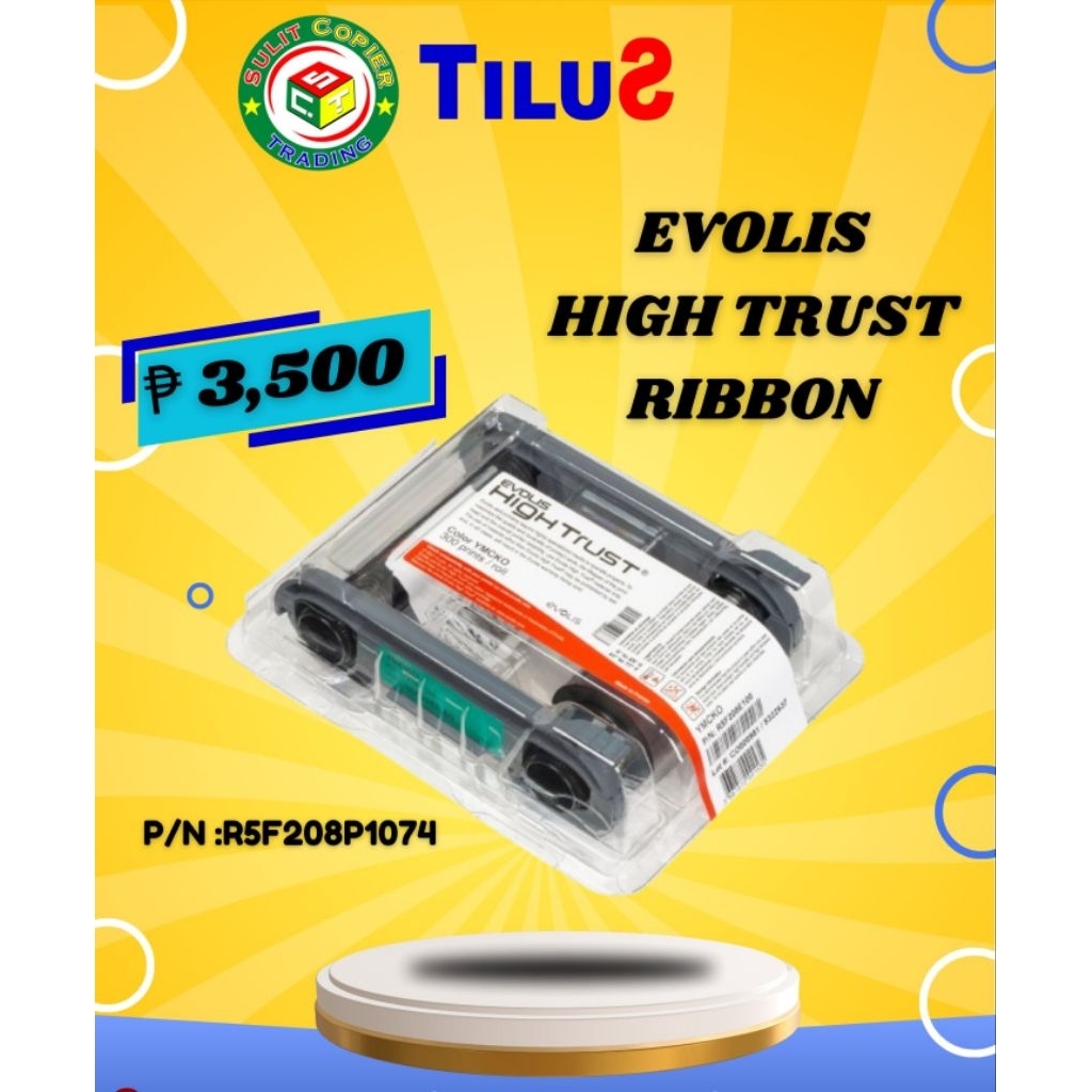 EVOLIS High Trust Ribbon for ID Card Printer R5F208P1074 | Shopee ...
