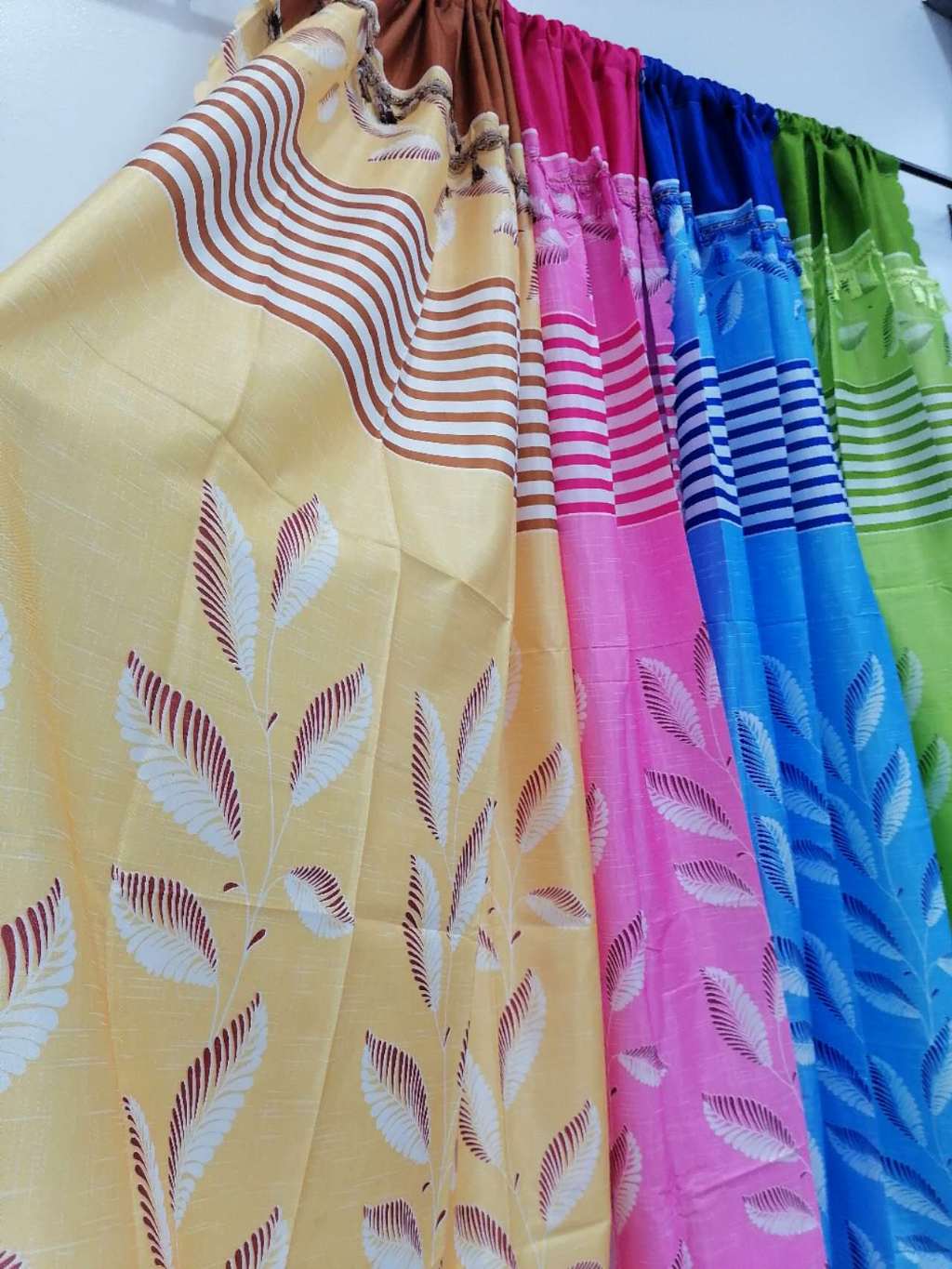 Sheering Curtain Good Quality Simple Curtain Without Ring Kurtina ...