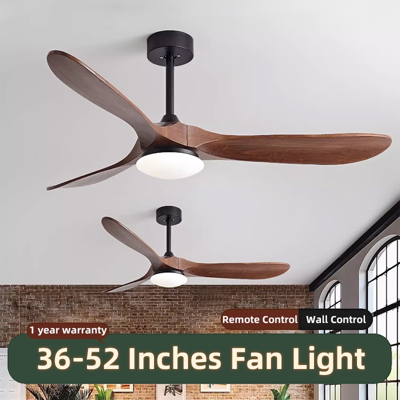 Home Decoration 42Inch 52Inch 60Inch Remote Control Solid Wood Blade ...