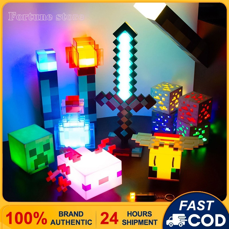 Minecraft Torch Light Minecraft Game Light Flashlight Lamp Bedroom ...