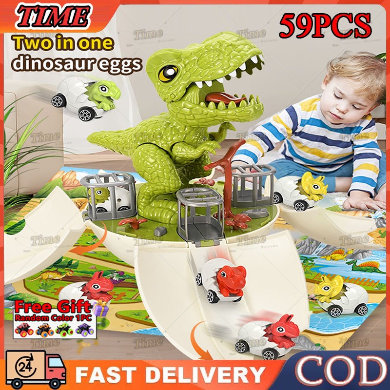 Children's Simulation Electric Sound and Light Dinosaur Egg Little Boy ...