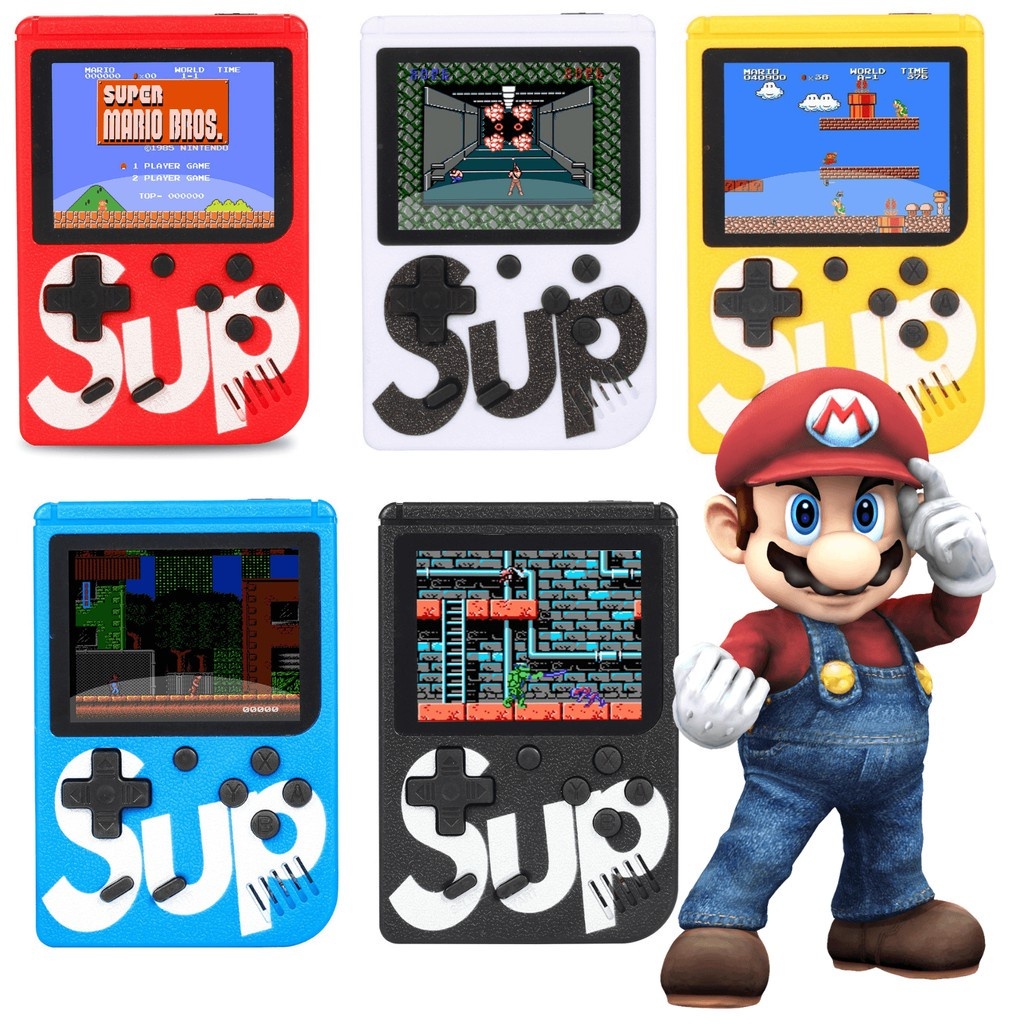 SUP handheld retro game console with 400 games, 3-inch portable ...