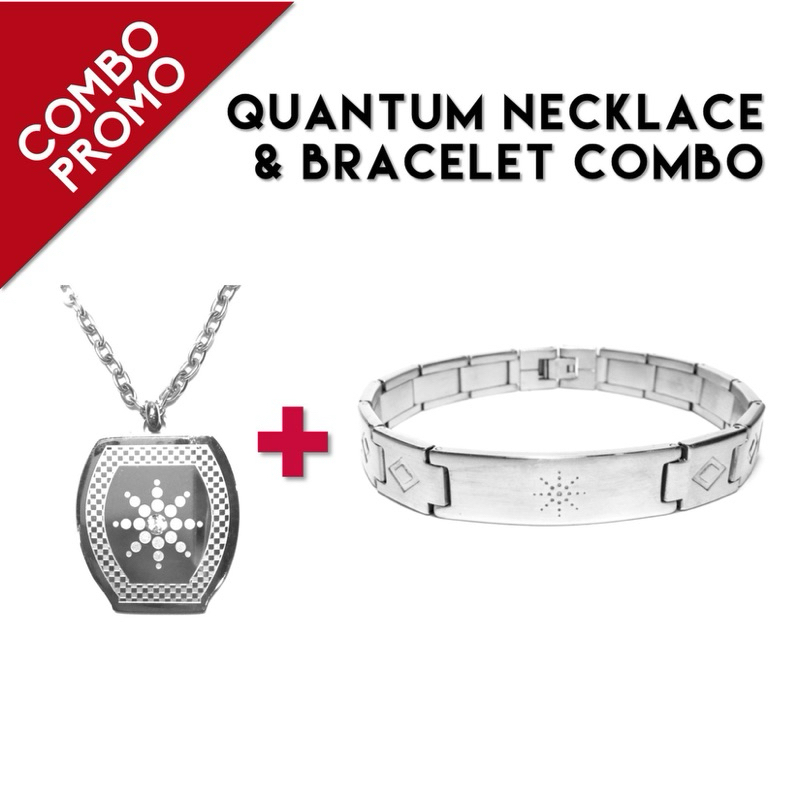 Combo Promo Fusion Excel Quantum Pendant Bracelet Quantum Science Anti Radiation Scalar Necklace Shopee Philippines