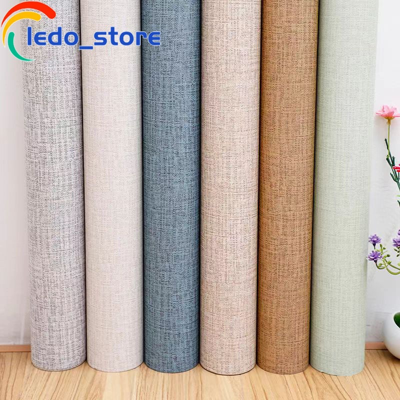 SelfAdhesive Wallpaper Solid Color MoistureProof Waterproof Wall