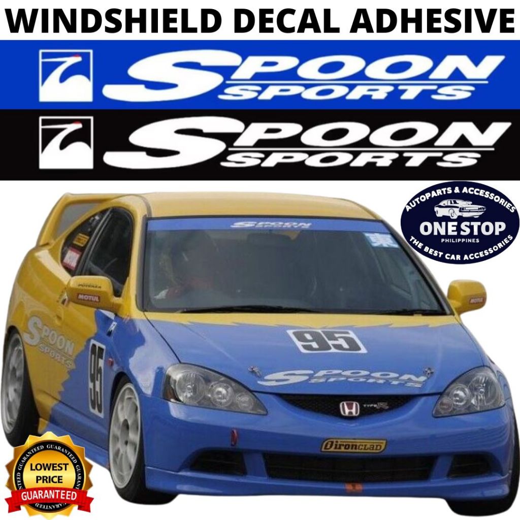 New Arrival SPOON SPORTS Windshield Decal Adhesive Universal High ...