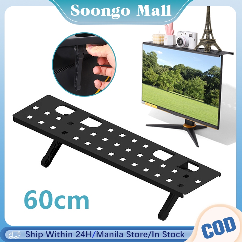 Adjustable Computer Monitor Rack 60cm TV Set-Top Box Holder For Game ...