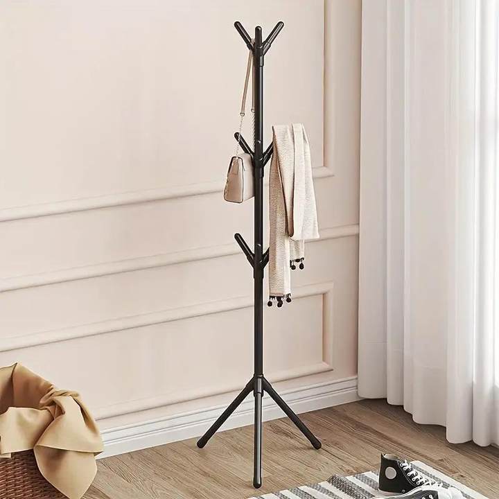 Simple Coat Rack Hat Stand Free Standing Clothes Rack With Hook Stand ...