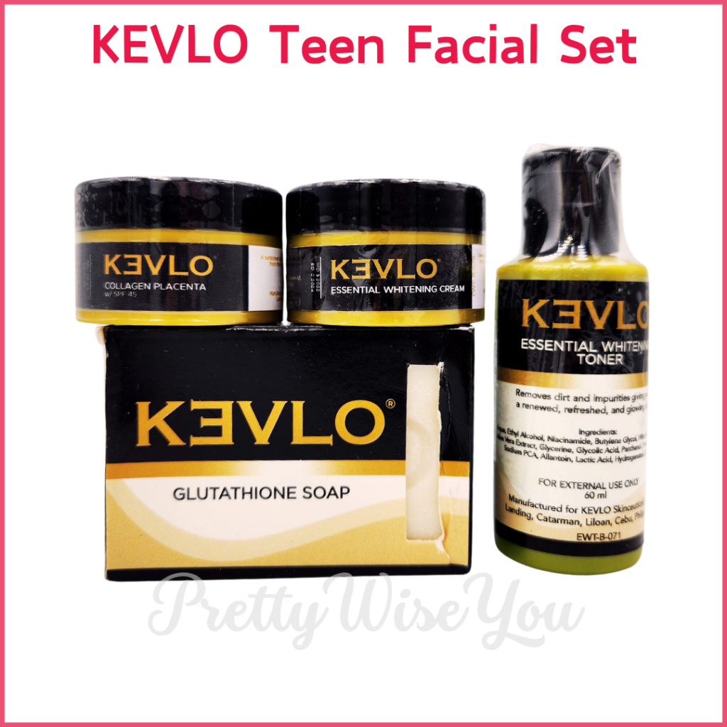 KEVLO Facial Whitening / Essential Teen Set | Shopee Philippines