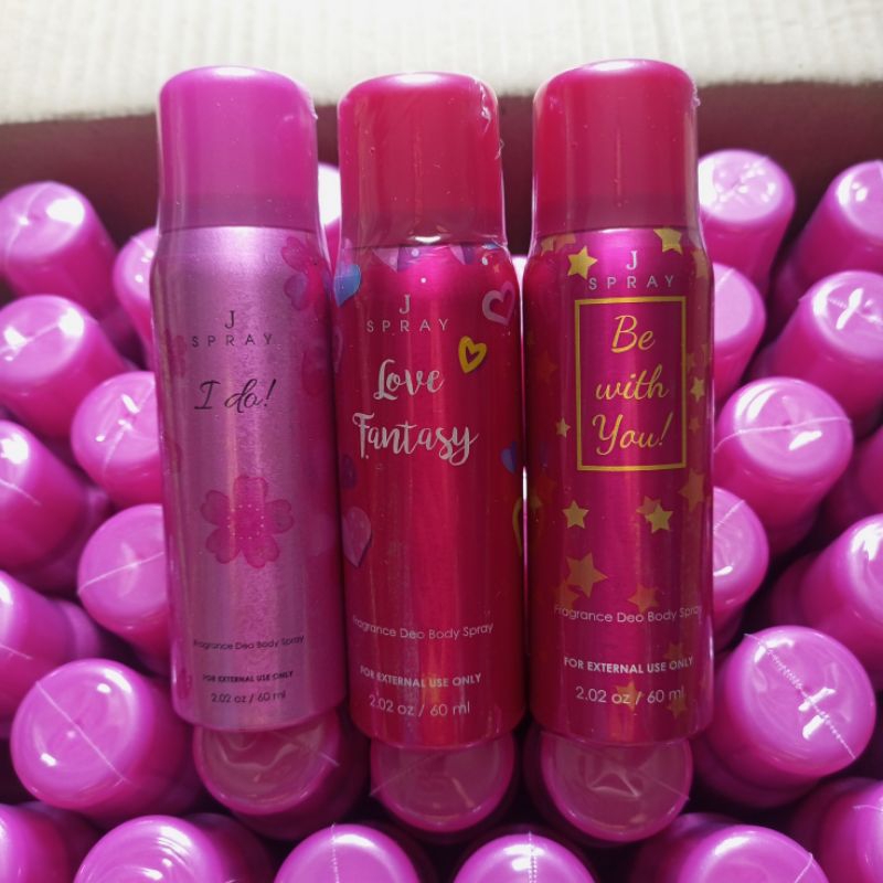 J Spray 60ml fregrance body sray | Shopee Philippines