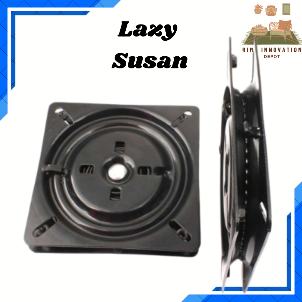 Lazy Susan Square Steel Rotary Table Furniture.Rotary Table and Chair