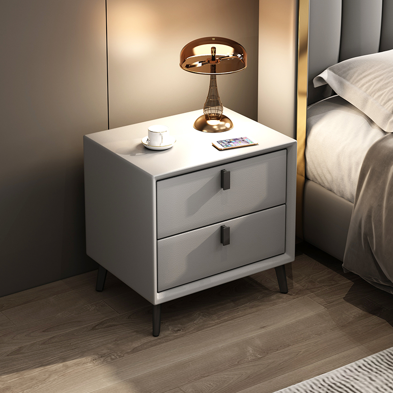 Bedside Solid Wood Storage Bedroom Bedside Table With Drawers