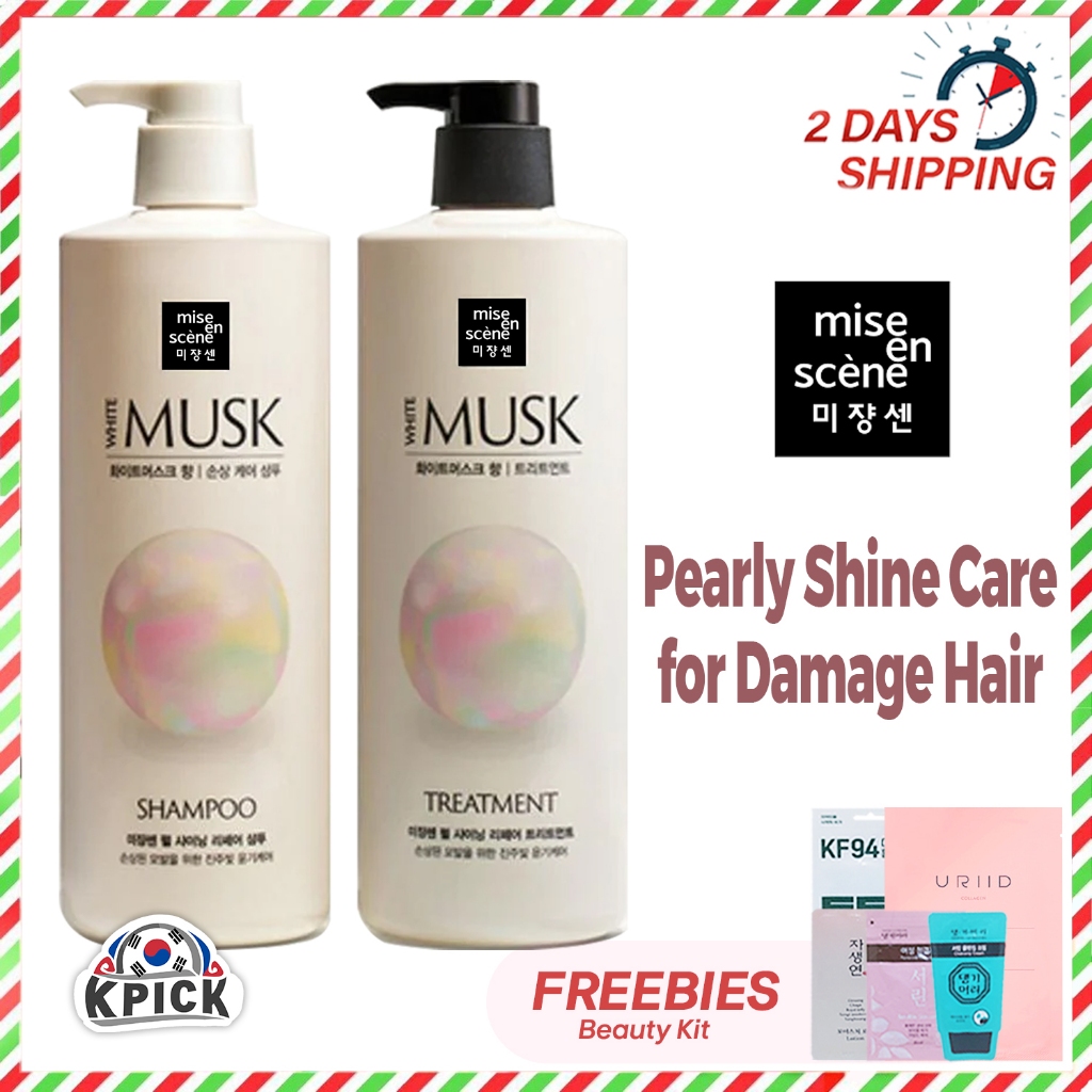 Mise en Scene White Musk Pearly Shine Care fo Damage Care Shampoo and ...