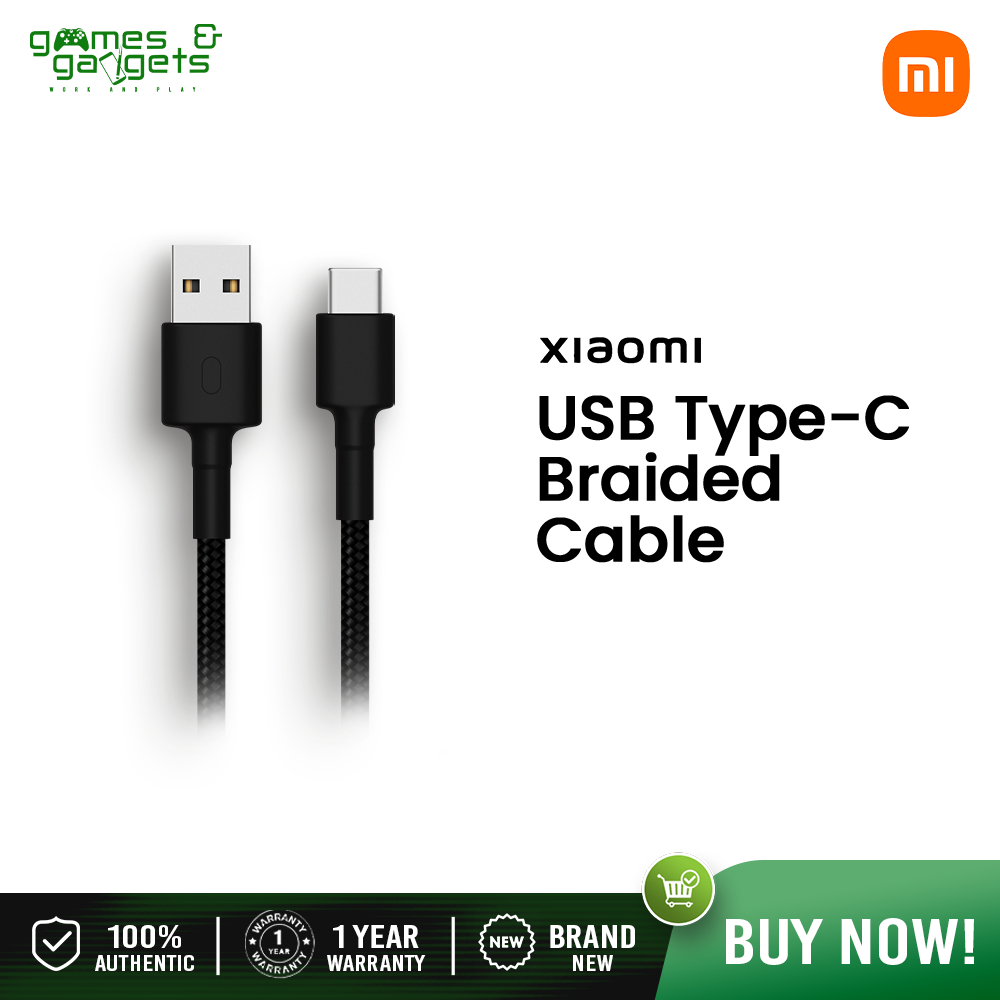 Xiaomi Mi Braided USB Type-C Cable | Shopee Philippines
