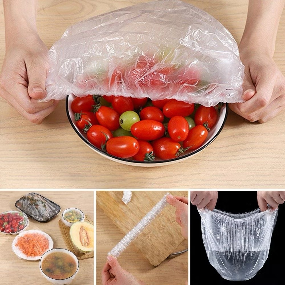 Disposable Bowl Cover Plastic Wrap Bag Food Grade Refrigerator