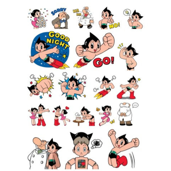 50pcs Astroboy Sticker Pack | Shopee Philippines