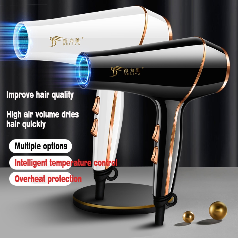 Professional Salon Blower Hair Dryer Black And White Color Hair Blower 