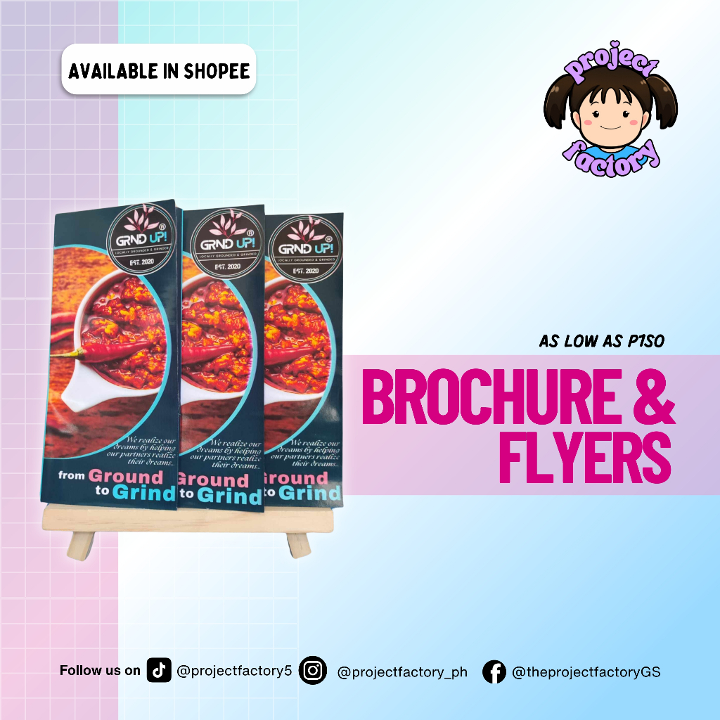 FLYERS AND BROCHURE PRINTING SERVICES | A5 and A4 | Project Factory ...