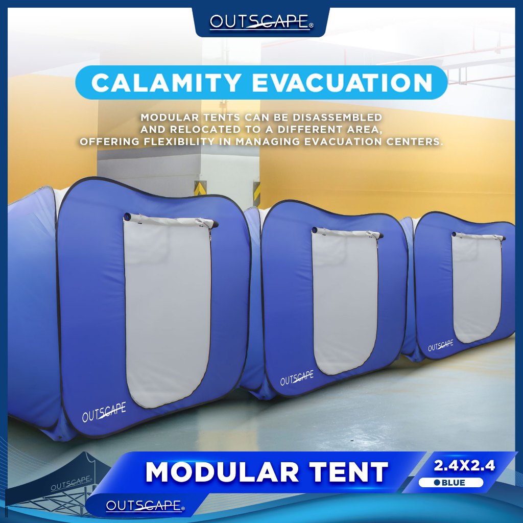 Modular Tent 1.8 Height High Quality Calamity Evacuation Emergency 2.5 ...
