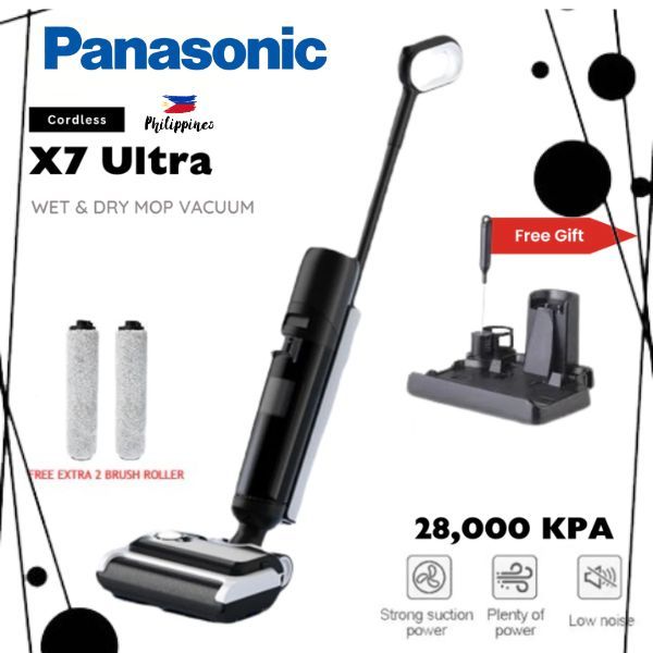 PANASONIC X9 Wet and Dry Cordless Mop Vacuum Cleaner 2 Edge Cleaning 99