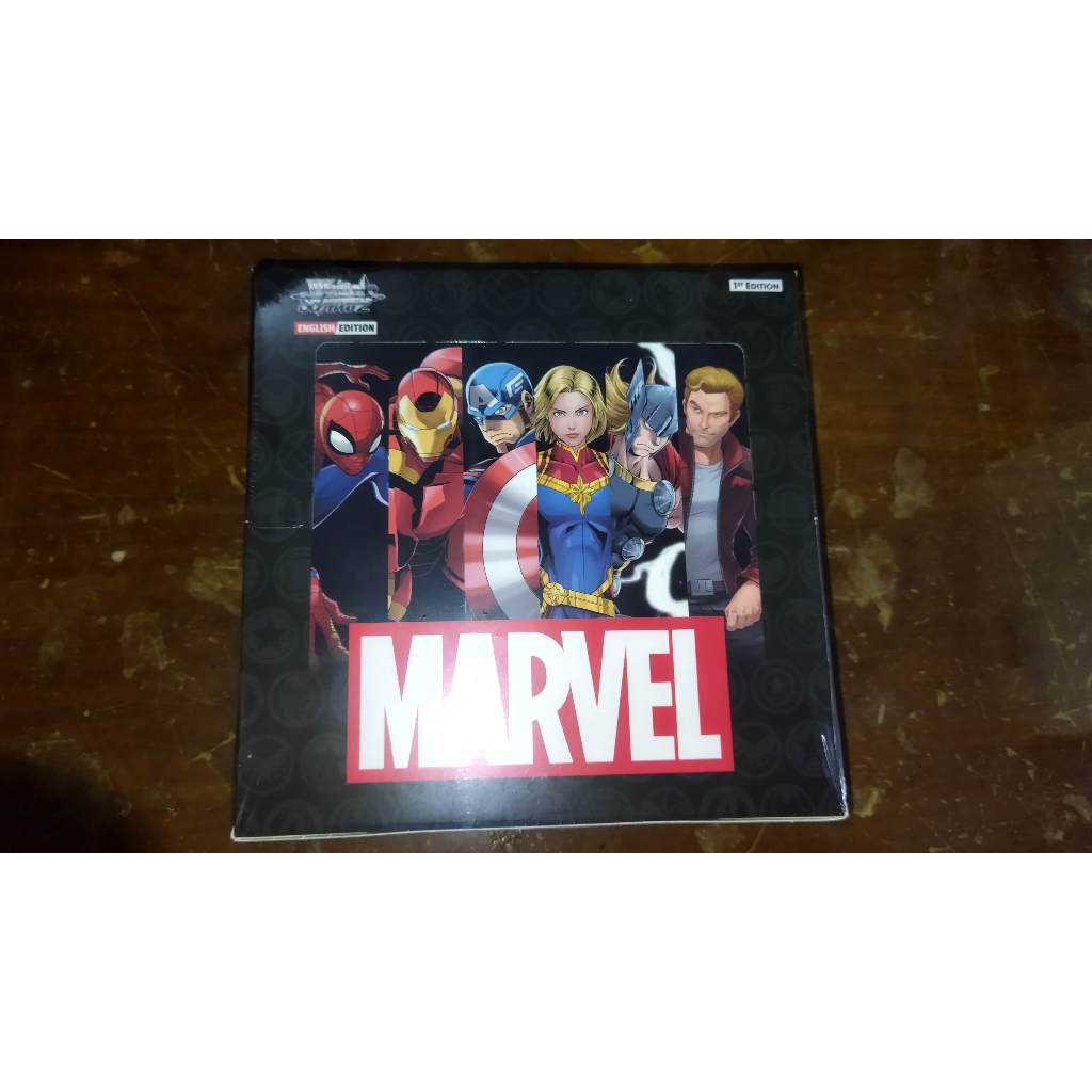 WS Marvel Booster Box English 1st Edition Sealed Weiss Schwarz Card
