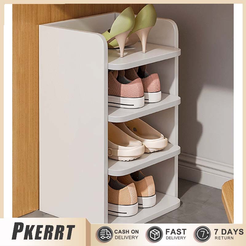 3/5 Tier Split Compartment Sturdy Shoe Rack Organizer Narrow ...