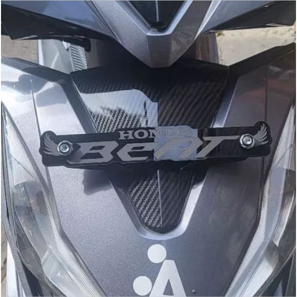 HONDA BEAT / CLICK V3 FRONT PLATE EMBLEM ATTACH FOR FRONT PANEL(LASER ...