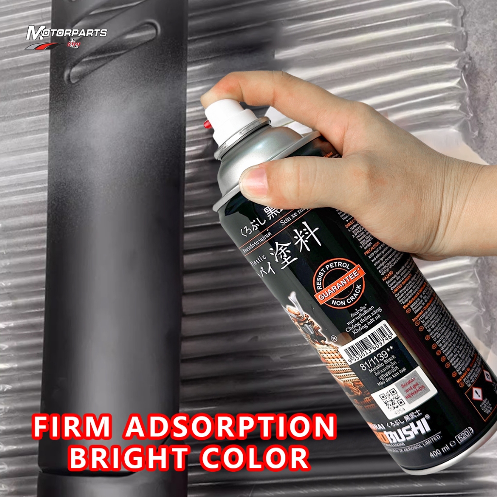 Samurai Original Paint Motorcycle Spray Paint Matte  Black/Red/Grey/Gold/Blue/Pink
