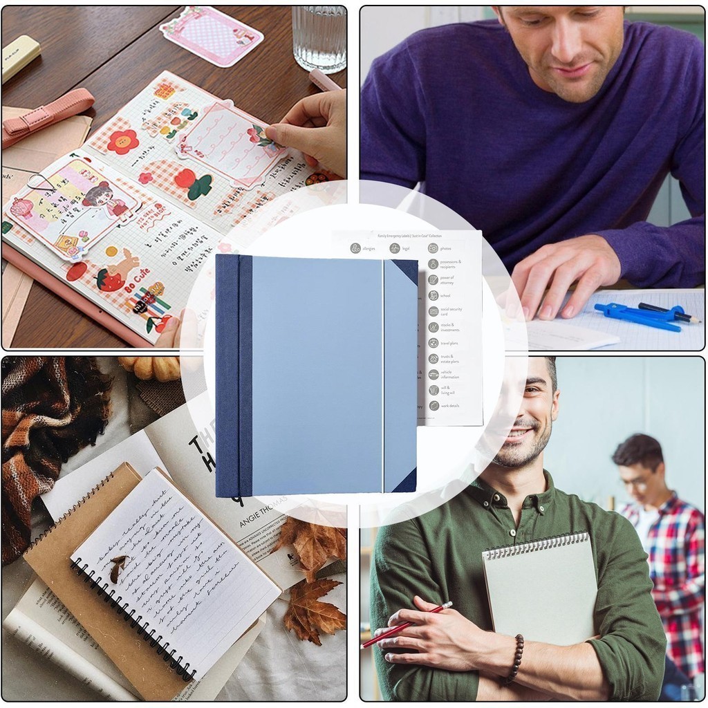 Portable Multi-Purpose File Organizer Folders: Travel-Friendly Document ...