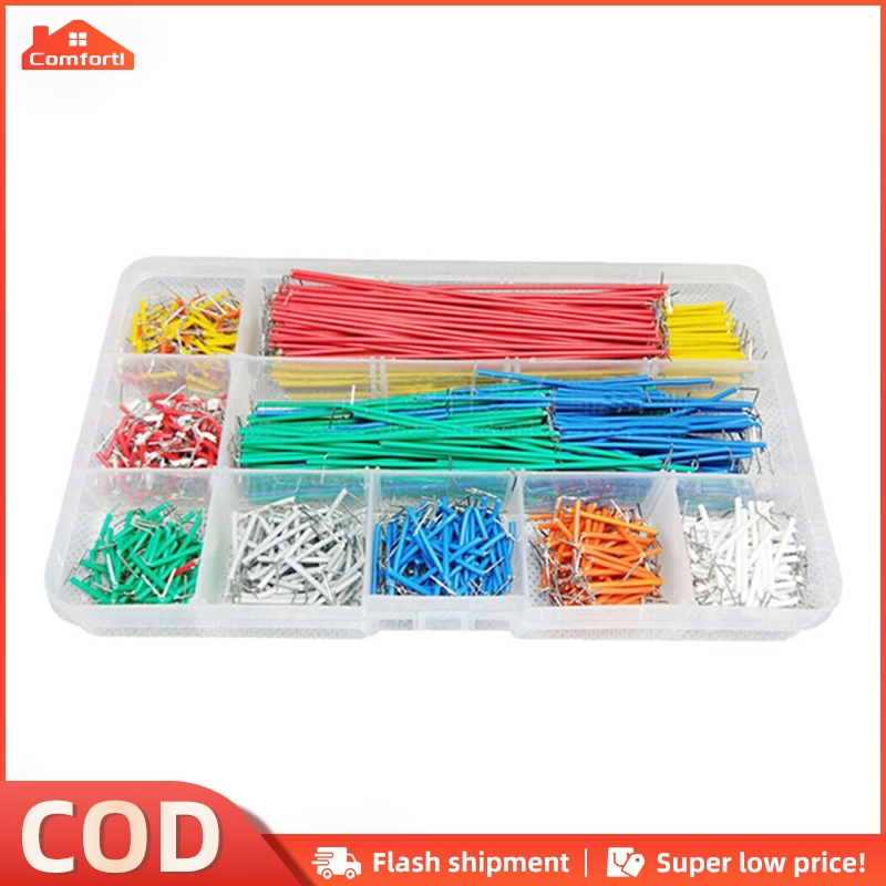 840 Pcs Assorted Solderless Jumper Wire Kit Electrical Wires Breadboard Solid Wire Cable
