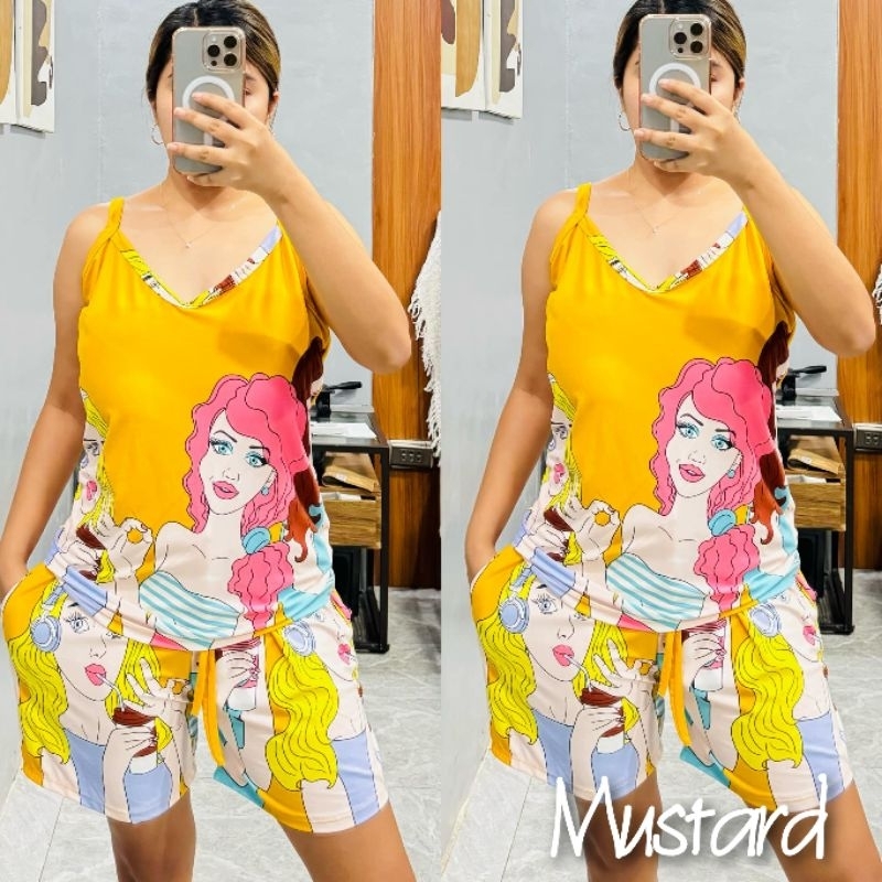 TERNO PAMBAHAY SPAGHETTY SHORT BKK INSPIRED FOR WOMEN | Shopee Philippines
