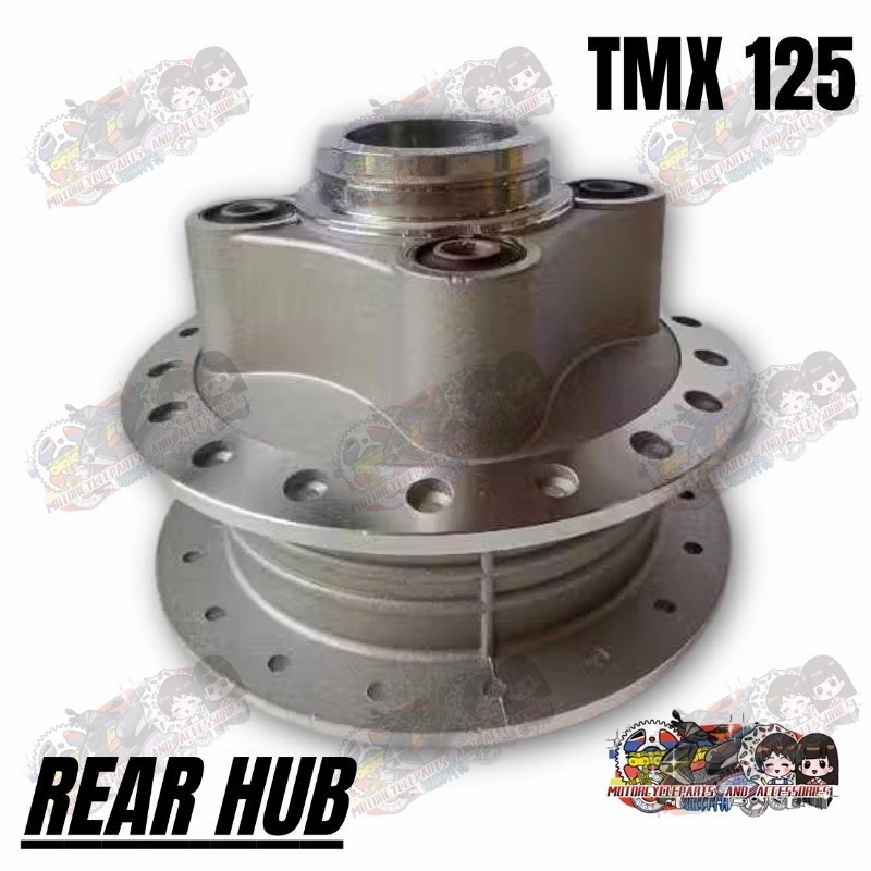LJ Motorcycle TMX125 Rear Hub With Bushing for TMX 125 Alpha | Shopee ...