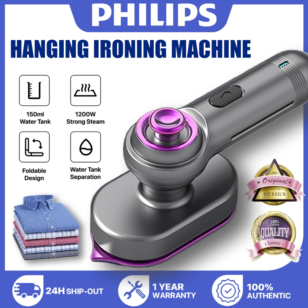 Philips Mini Steam Iron Portable Electric Clothes Drying Handheld