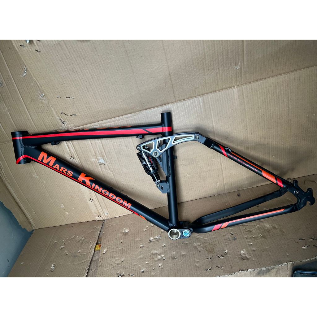 Aluminum full suspension mountain bike frame online