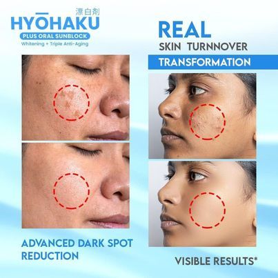 HYOHAKU GLUTATHIONE WTH ORAL SUNBLOCK, WHITENING + TRIPLE ANTI-AGING WITH  FREEBIES | Shopee Philippines