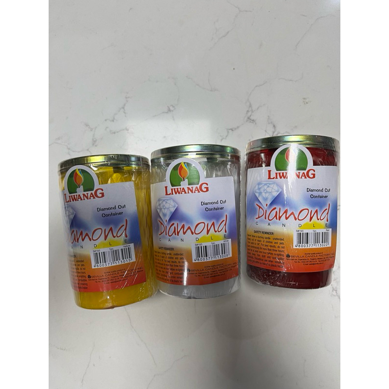 Liwanag Candle Diamond Colored | Shopee Philippines