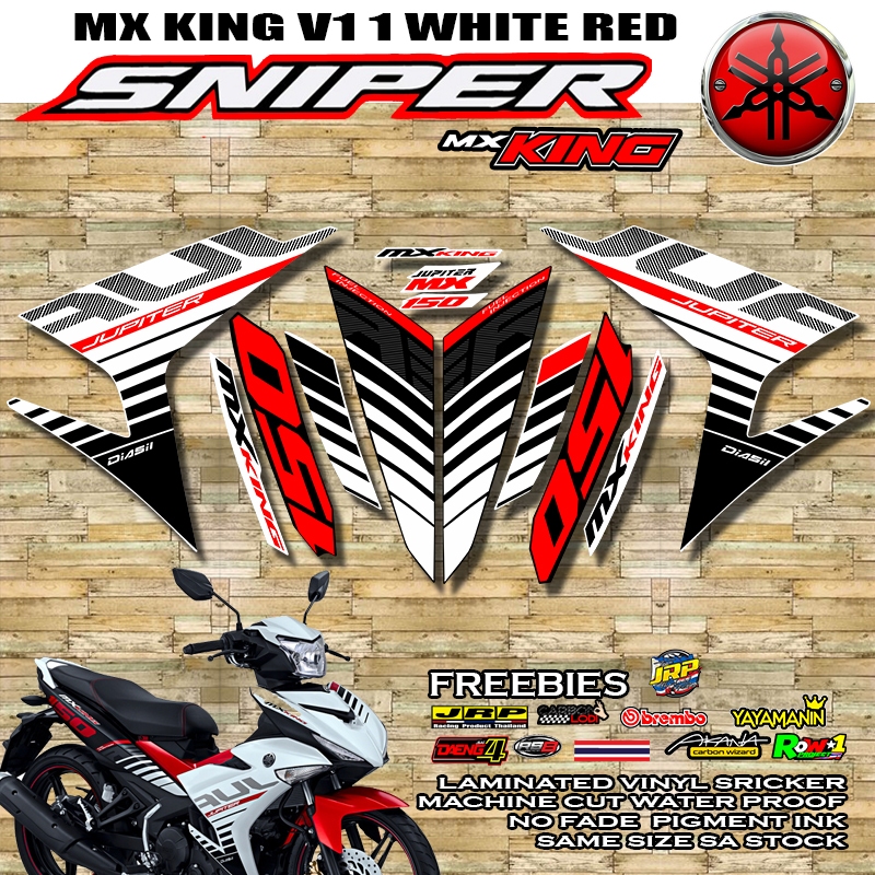 SNIPER 150 DECALS MX KING STICKER V1 WITH FREEBIES | Shopee Philippines