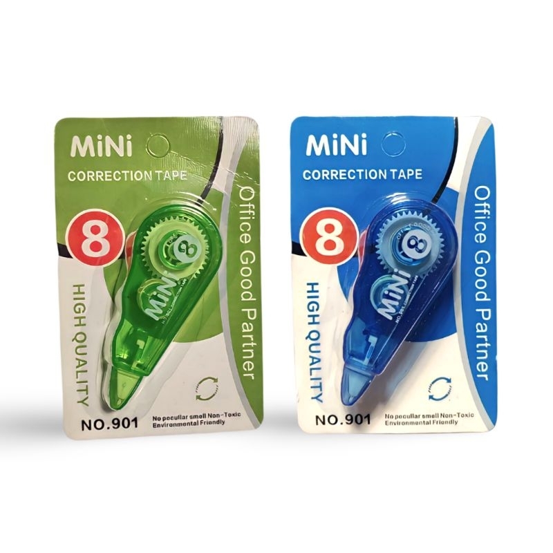 2-pcs MiNi Correction Tape Set:5mm Cartoon Design School Office Supply ...
