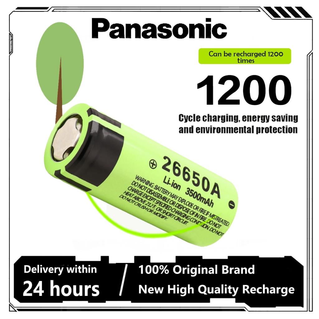 Achun.vn - PIN Panasonic/HLY-26650 - 5000mah (5C) - 3.7v XẢ 25A - Pin Và Dụng Cụ - Foto 5