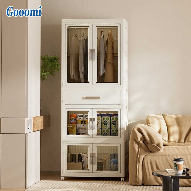 Gooomi Foldable for Clothes with Wheels drawer Storage