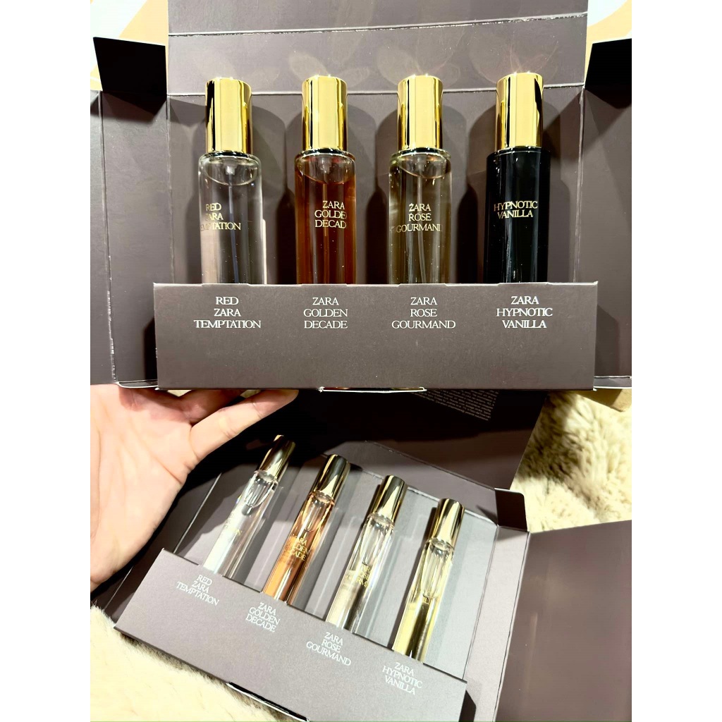 ZARA CHAPTER DISCOVERY SET 4 X 10 ML / 4 X 30 ML EAU DE PARFUM Shopee