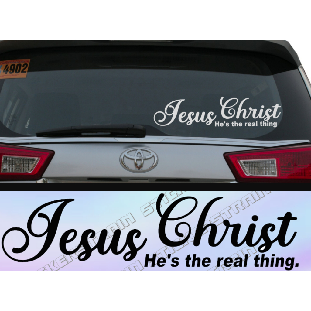 Jesus Christ Sticker Car Motorcycle Decals Waterproof Fine Cut | Shopee ...