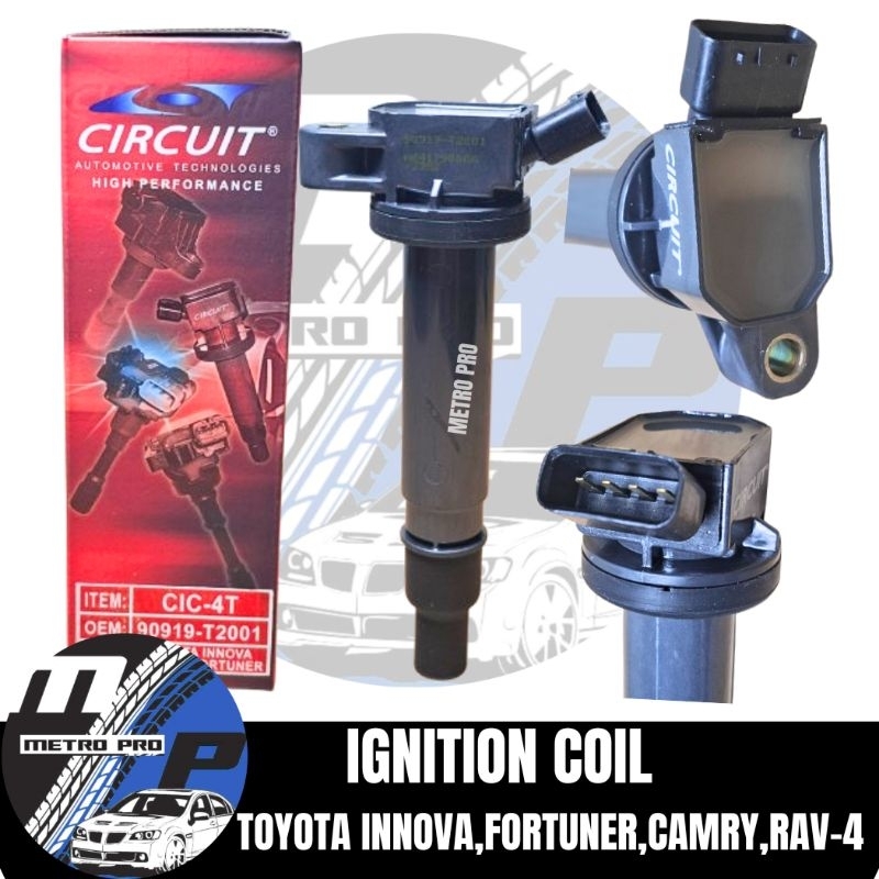 CIRCUIT Ignition Coil/Pen Coil(CIC-4T)For TOYOTA INNOVA '07,FORTUNER ...