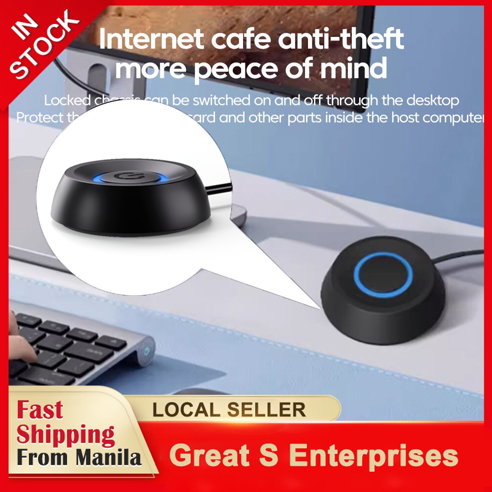 Computer Desktop Switch PC Motherboard External Start Power LED Lights