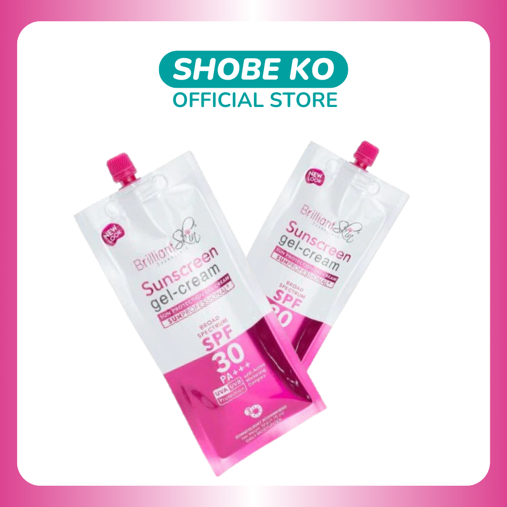 SHOBE KO Brilliant Sunscreen Gel Cream SPF 30 50grams with FREEBIES ...