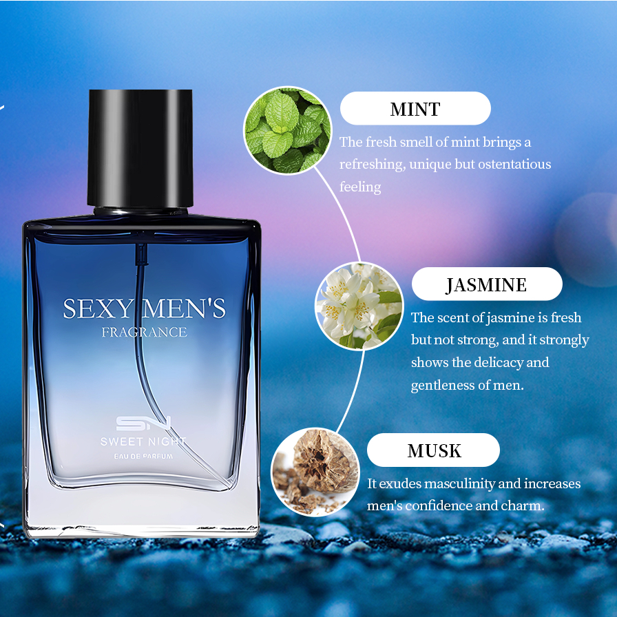 Night Sweet Smell Perfume For Men Night Of The Man 100 Ml Eau De