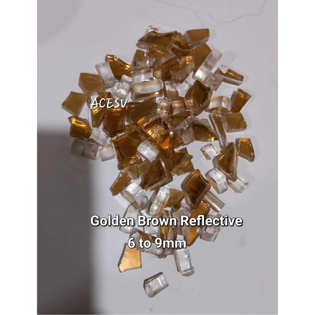 Golden Brown Reflective and Copper Reflective 6 to 9mm | Shopee Philippines