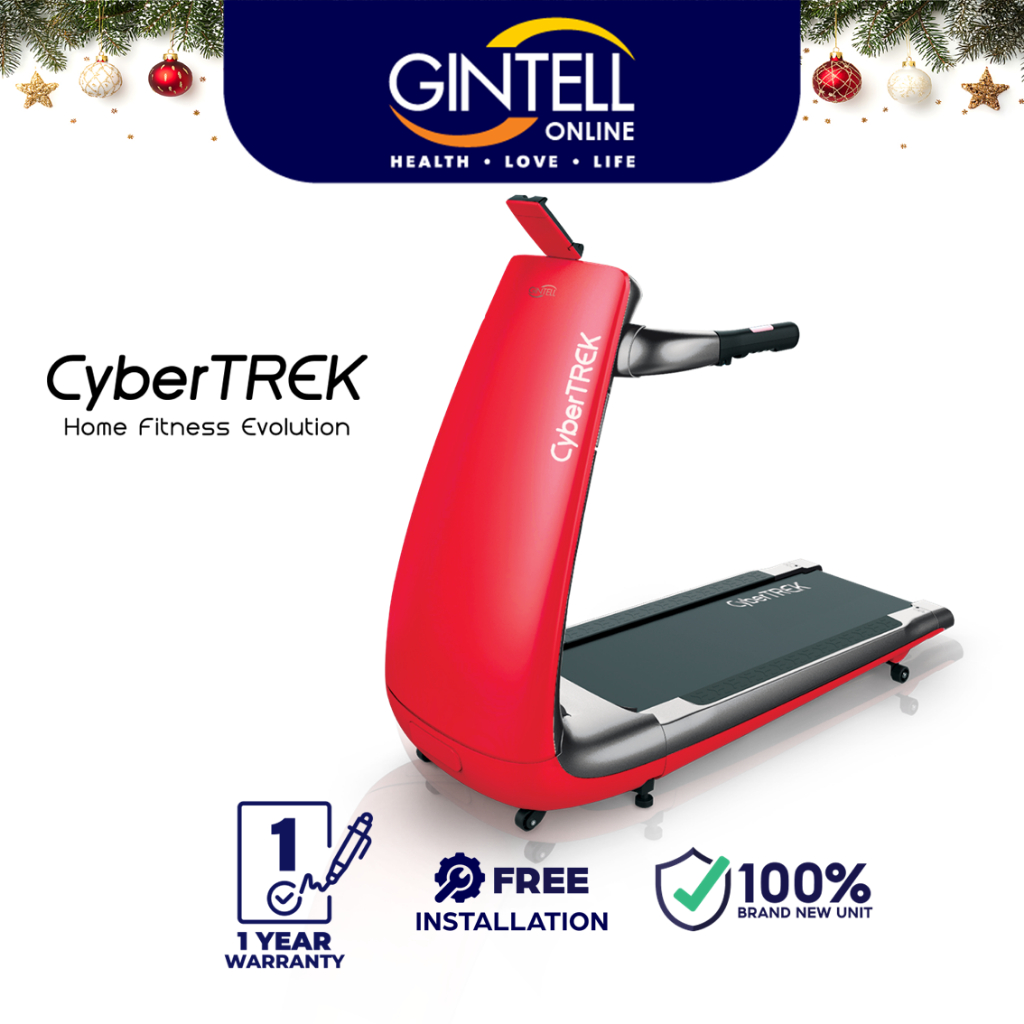 GINTELL CyberTREK Treadmill 163cm L x 62cm W x 133cm H Shopee Philippines