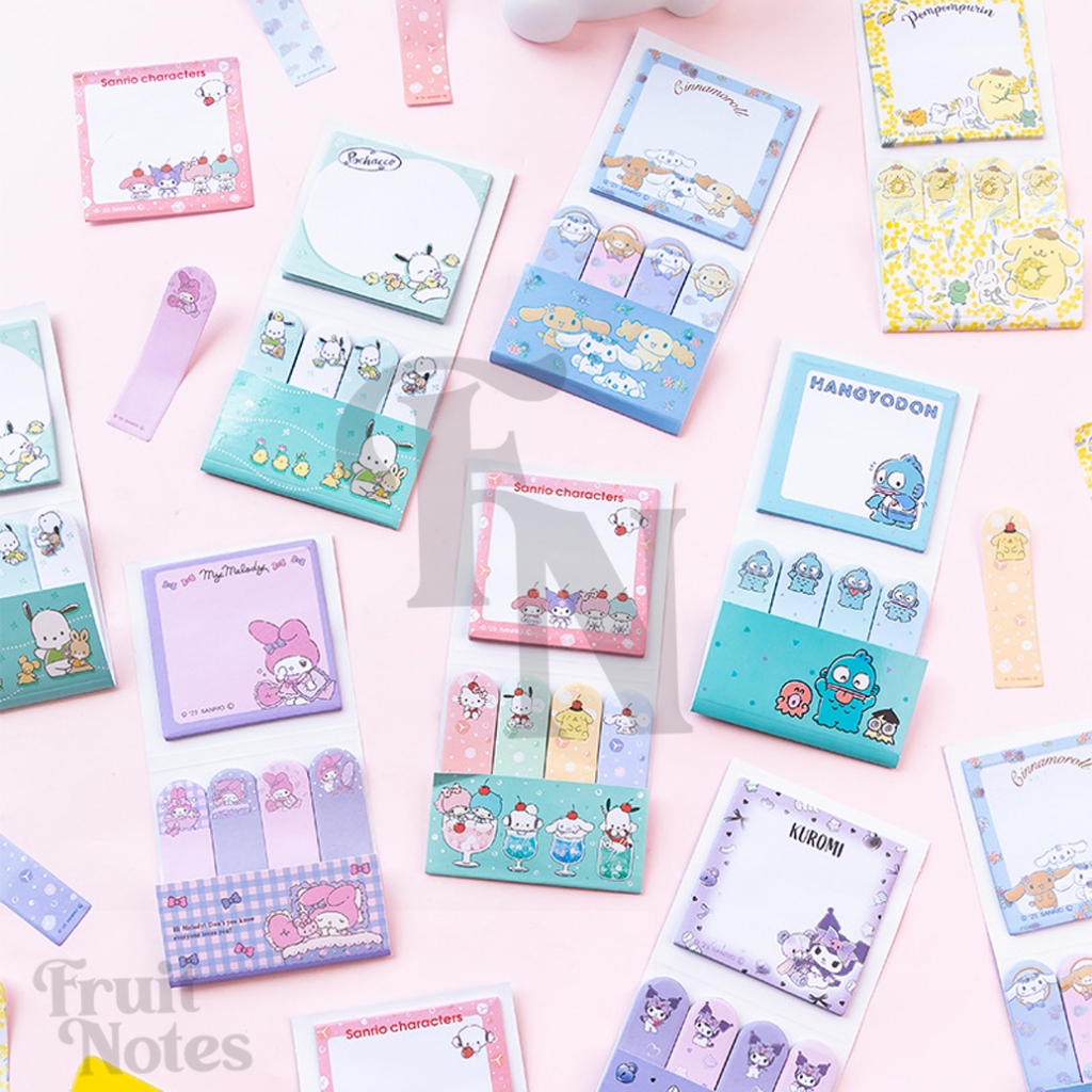SN431 75 sheets Sanrio Themed Marking Sticky Notes | Shopee Philippines