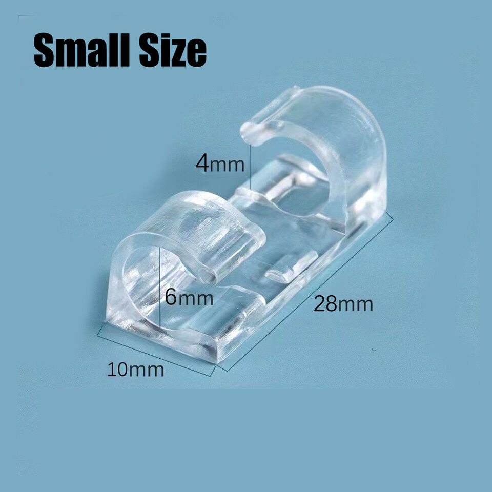 V380 10pcs Universal Cable Clips Organizer Desktop Wall Wire Holder